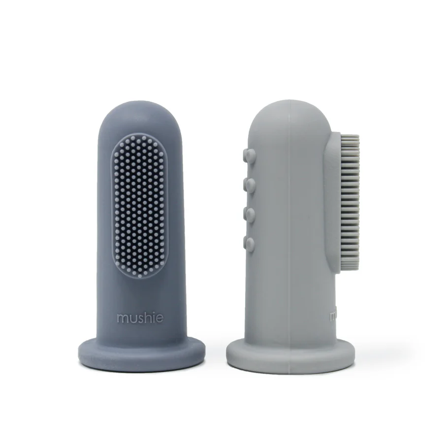 Lot de 2 brosses à dents à doigt