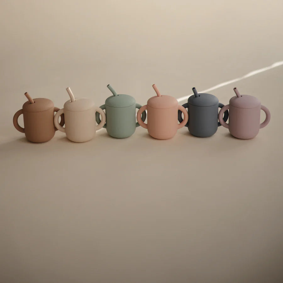 Tasse avec paille