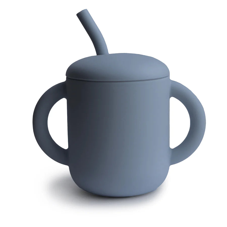 Tasse avec paille