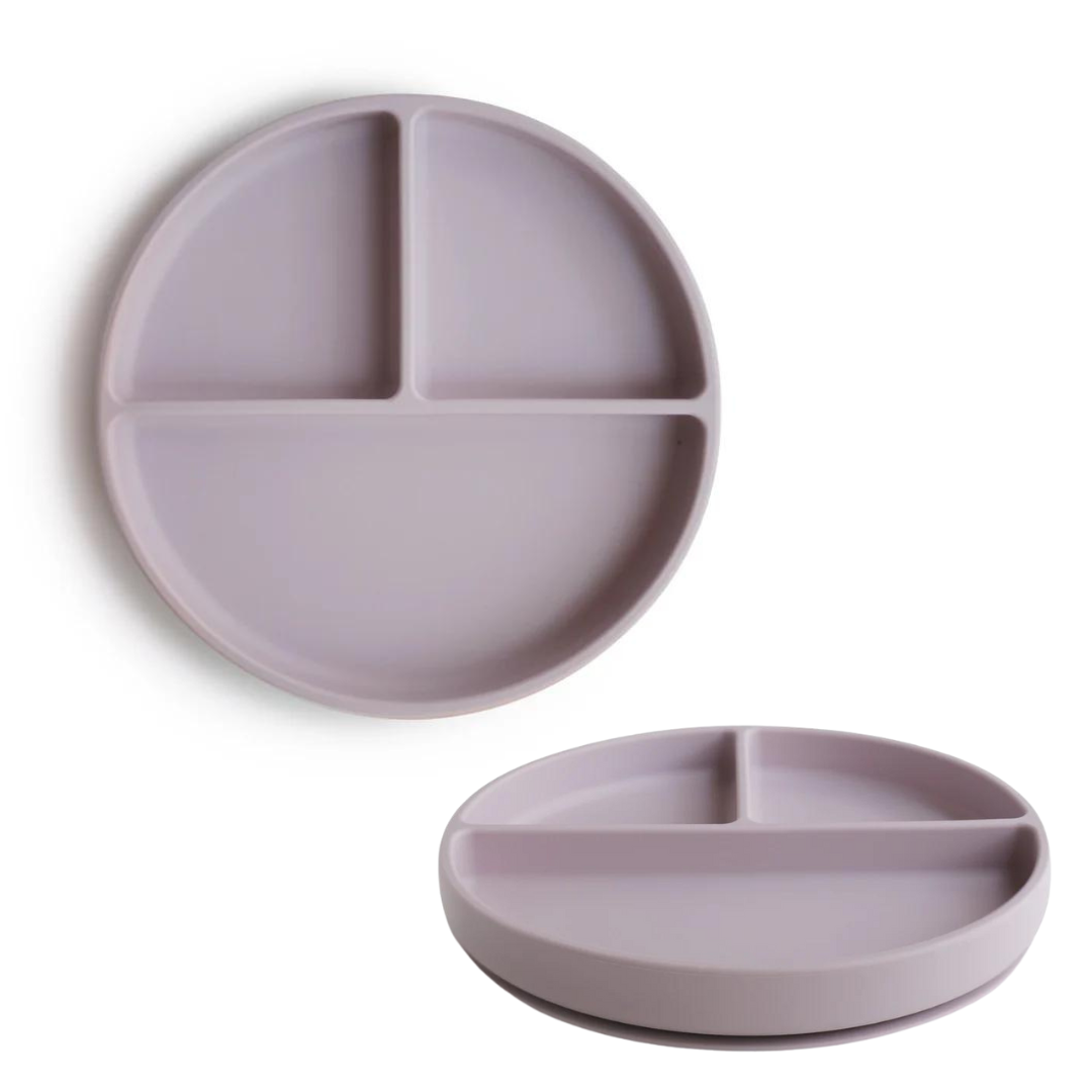 Assiette à compartiments avec ventouse