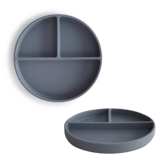 Assiette à compartiments avec ventouse